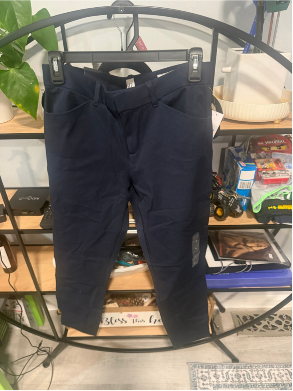 Women's Gap Signature Skinny Ankle Pants Navy Size 6